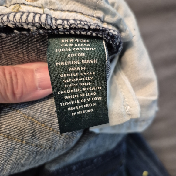 Ralph Lauren Paint Splatter Girlfriend Jeans - Size 14 - Picture 10 of 10